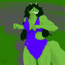 Angry She Hulk Wolf