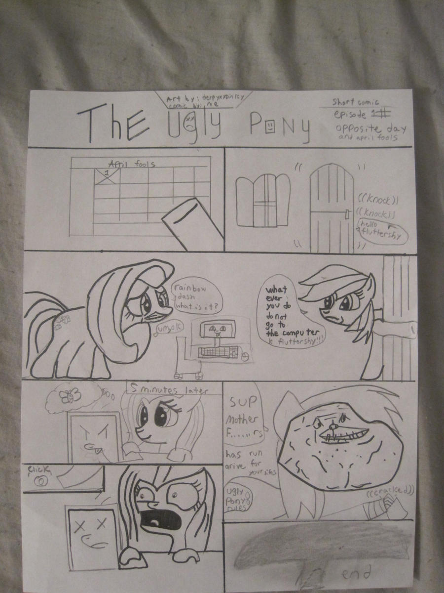 mlp short comic the ugly pony