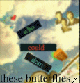 butterflies.