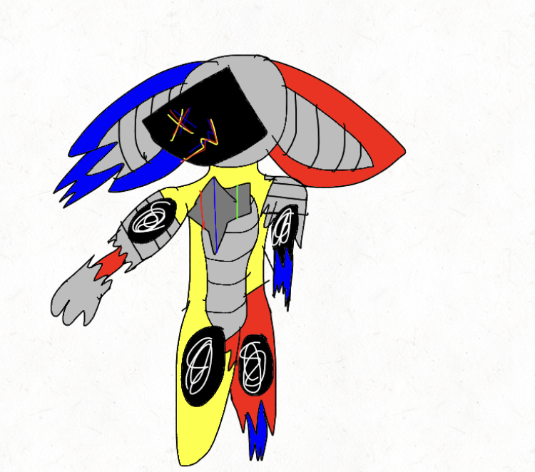 Glitched and damaged protogen by SparklesTheFurry on DeviantArt