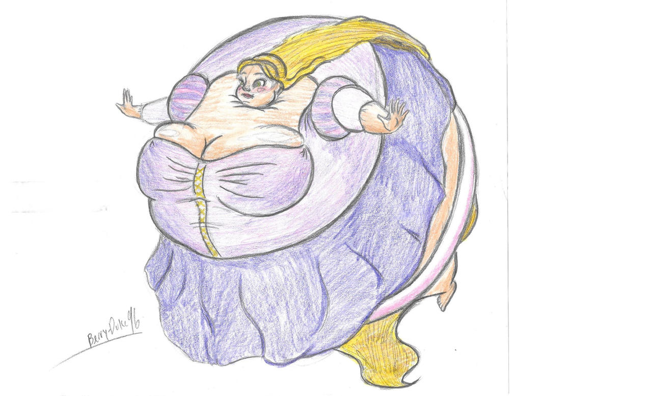 Rapunzel Inflation Let down your long hair! by berry-duke96 on DeviantArt