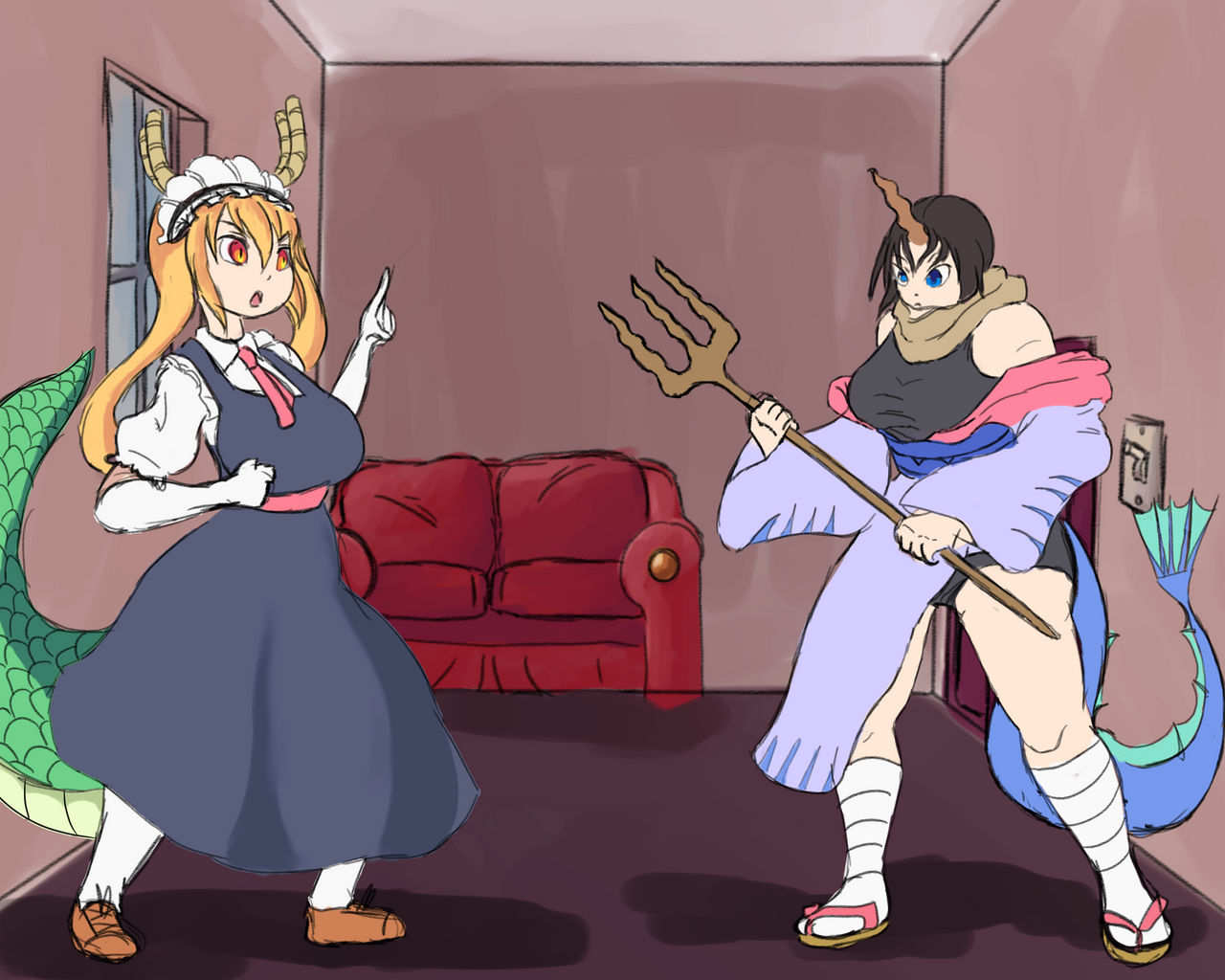 Magical Build Up Versus Dragon Maid Part 1 by berryduke96 on DeviantArt