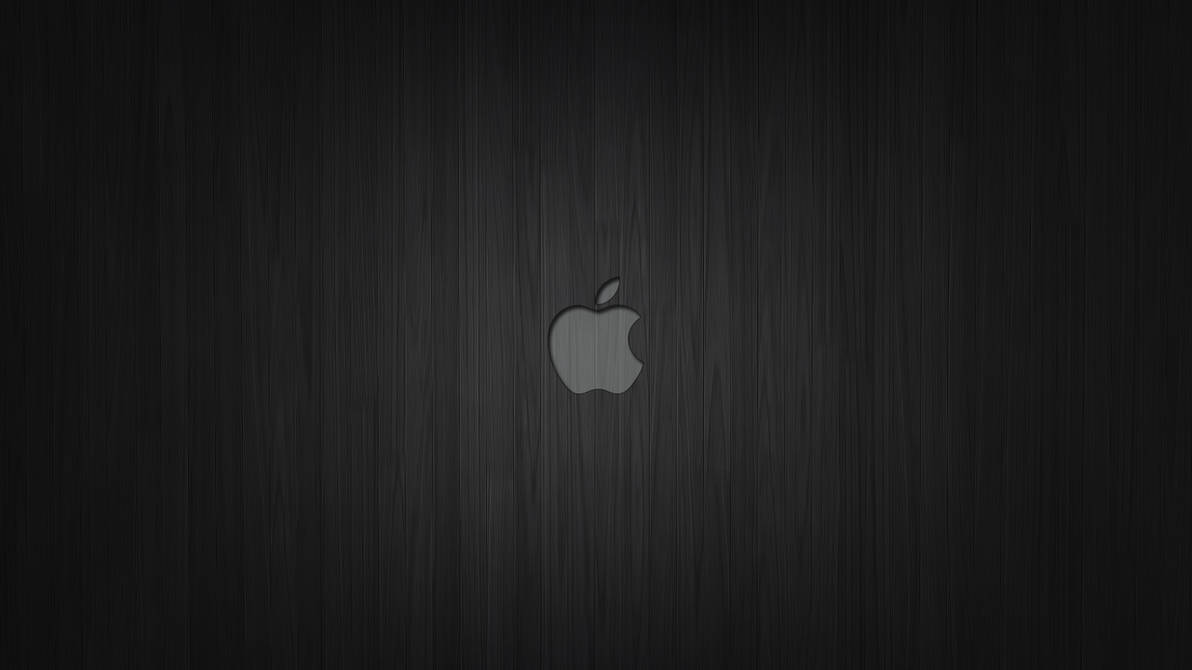 Apple dark wood wallpaper by bercikmeister on DeviantArt