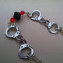 Silver-plated Handcuff Bracelet