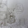 Baron Humbert Von Gikkingen in his library !!