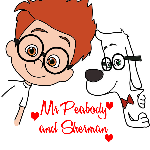 Mr Peabody and Sherman color !!