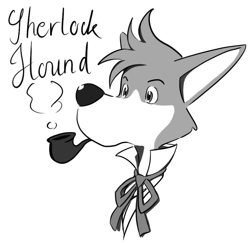 Detective drawing: Meitantei Holmes_Sherlock Hound