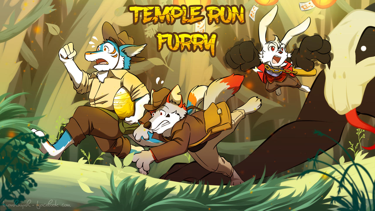 Commission Art : Temple Run Furry