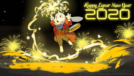 My-OC-Character : E.B Happy Lunar New Year 2020