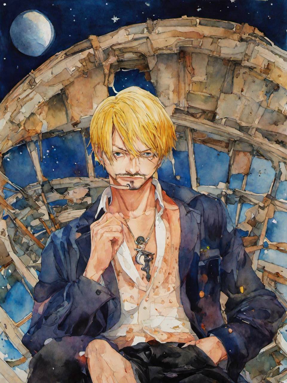 Sanji - One Piece by xxJo-11xx on DeviantArt  One piece cartoon, One piece,  One piece manga