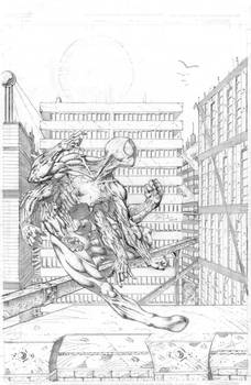 Spider-Man cover pencil 2