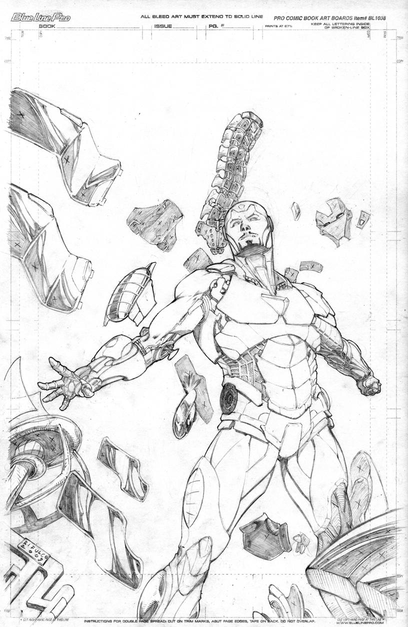 Iron Man cover sample