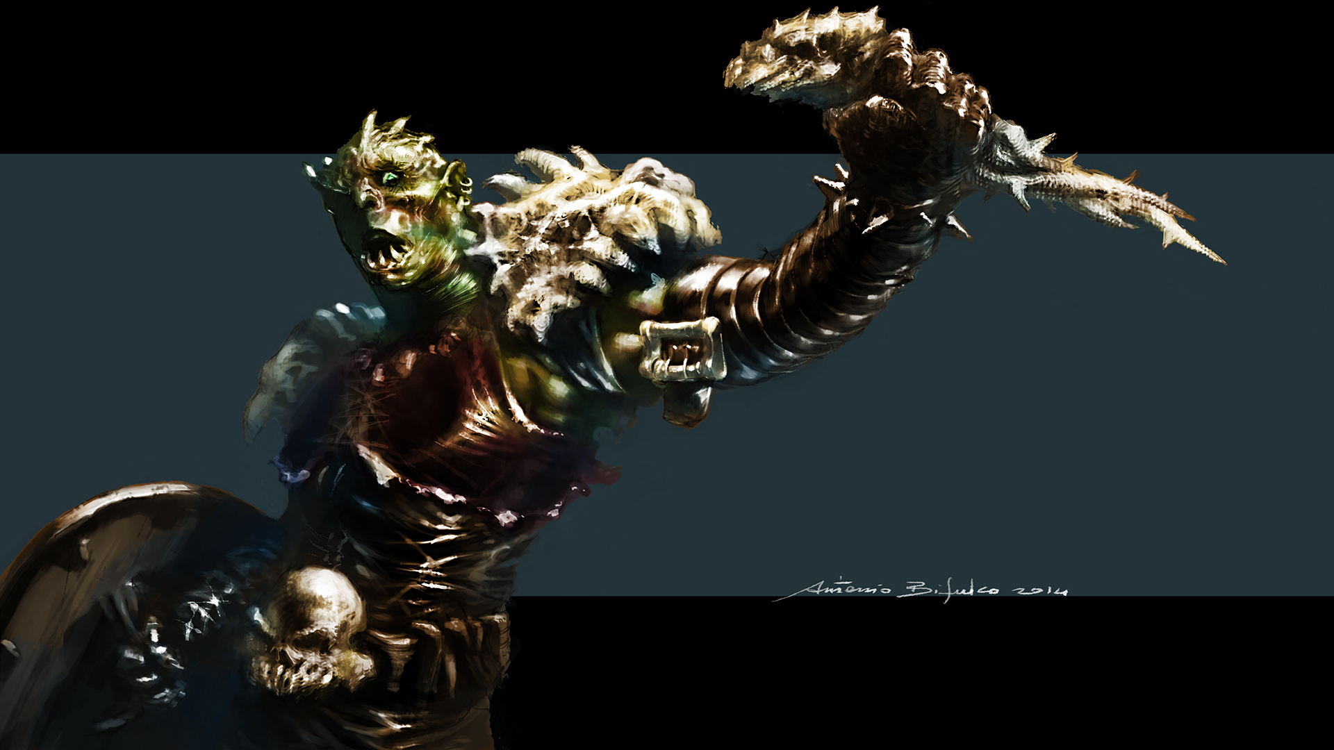 Orc Doodle by fragcomics on DeviantArt