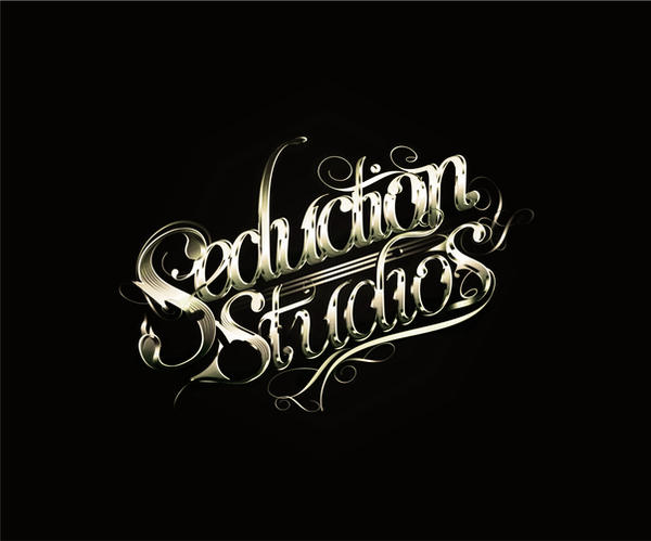 Seduction Studios Custom Lettering