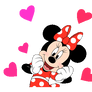 Minnie Mouse in LOVE GIF