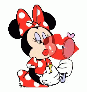 Minnie Mouse Lipstick GIF