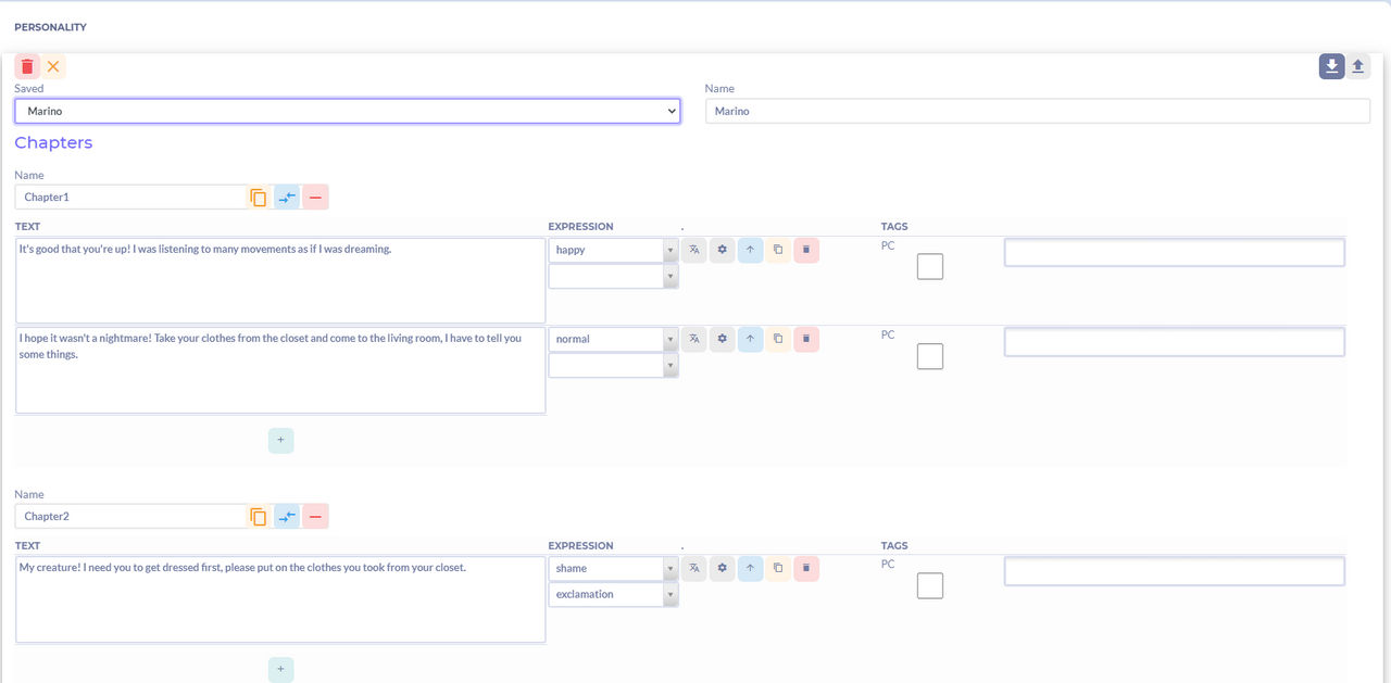 Character Text Scripts with auto multilanguage by mangalos810 on DeviantArt