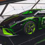 2010 Lamborghini Reventon - Green Lantern design