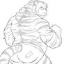 Pudgy Tiger Ralph Back