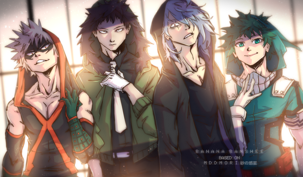 My Hero Academia Boy Band Version By Banana Banshee On Deviantart