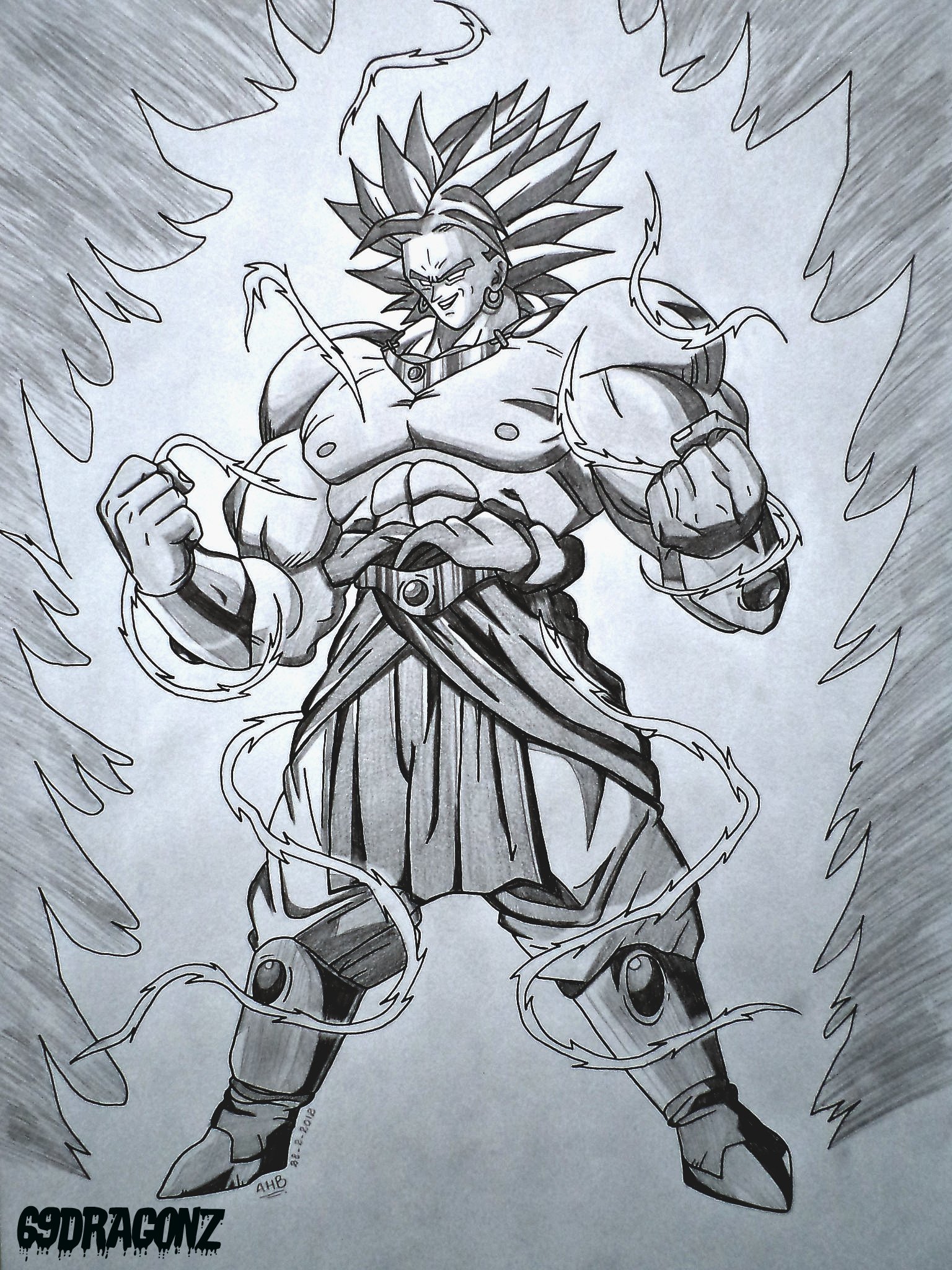 Broly The Legendary Super Saiyan by 69dragonz on DeviantArt