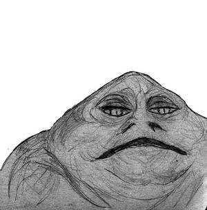 Star Wars_ROTJ_Jabba the Hutt sketch