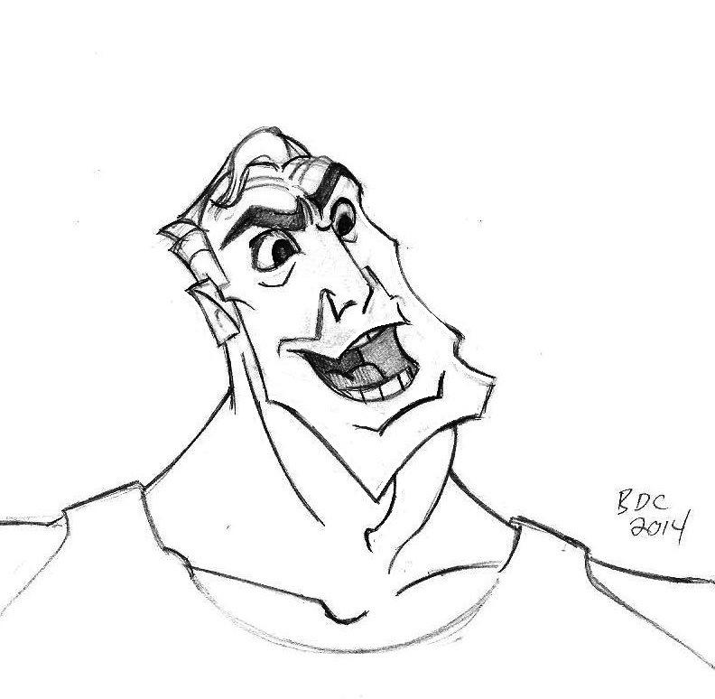 Alantis Rourke Disney_ATLANTIS_Rourke_James Garner tribute by BecDeCorbin on DeviantArt