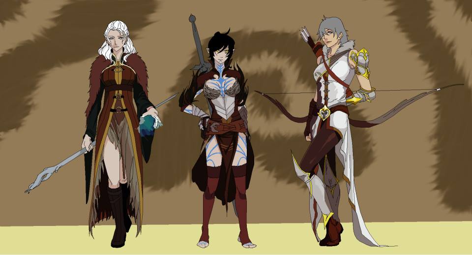 Archer girls as DA2 characters