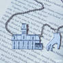 Addams Family Haunted House - Necklace with Thing