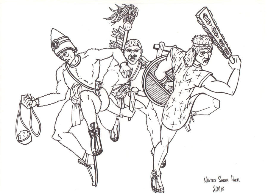 Mixtec Vector Mixtec 3 - inks by hellbat on DeviantArt