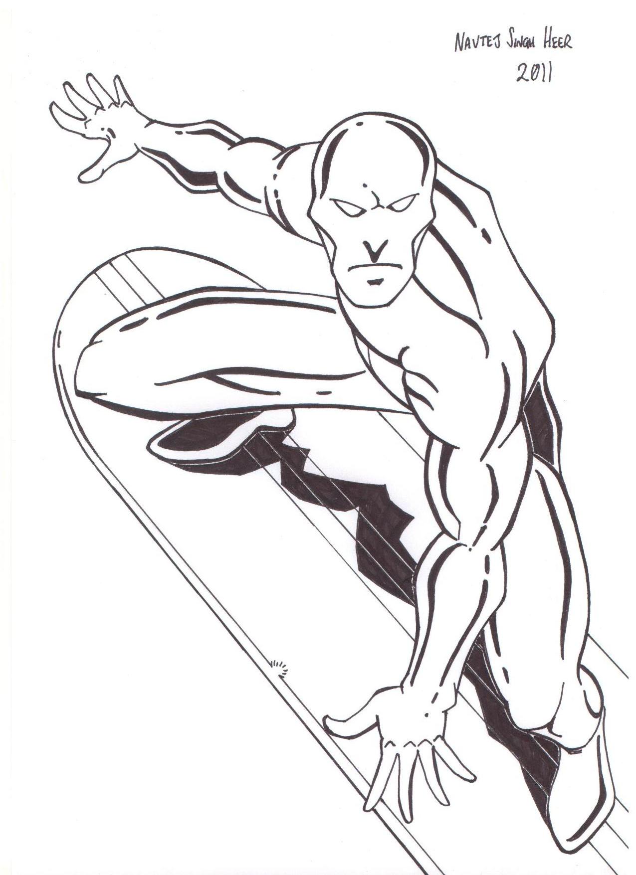 Silver Surfer - inks