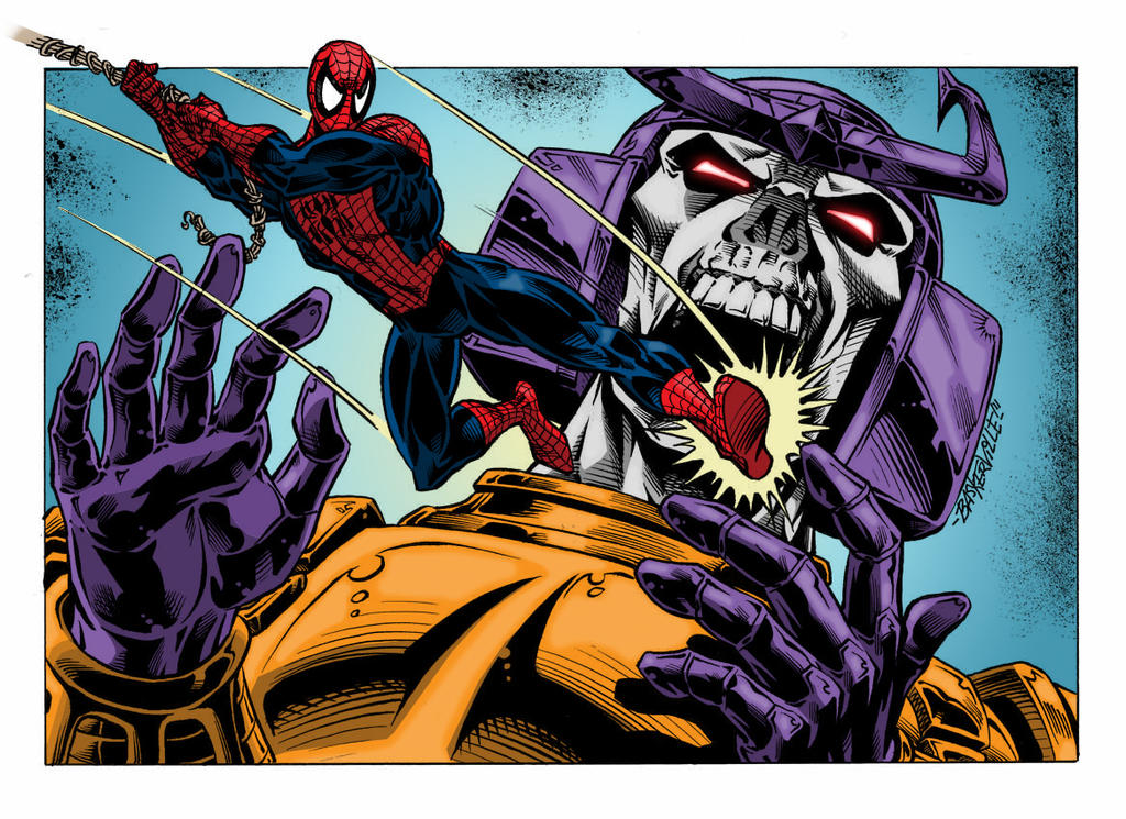 Colours on Baskerville's Spiderman V Bludgeon