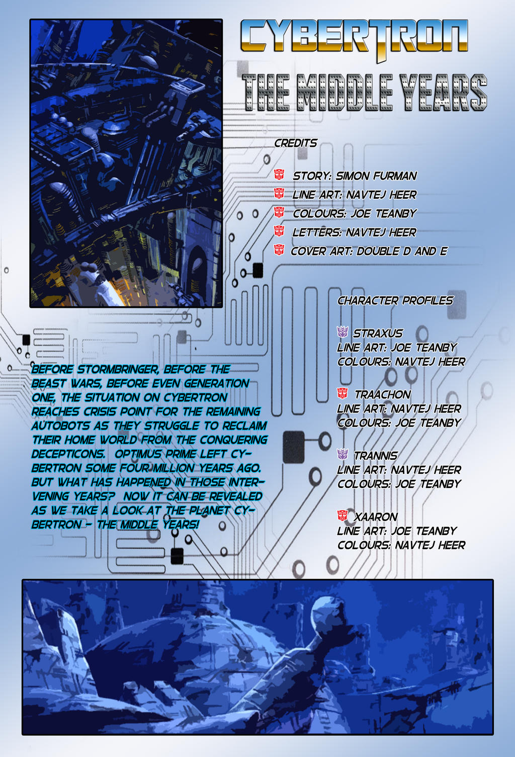 The Middle Years credits page