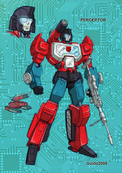Colours on Guido's Perceptor sketch