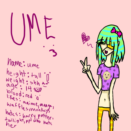 UME character sheet