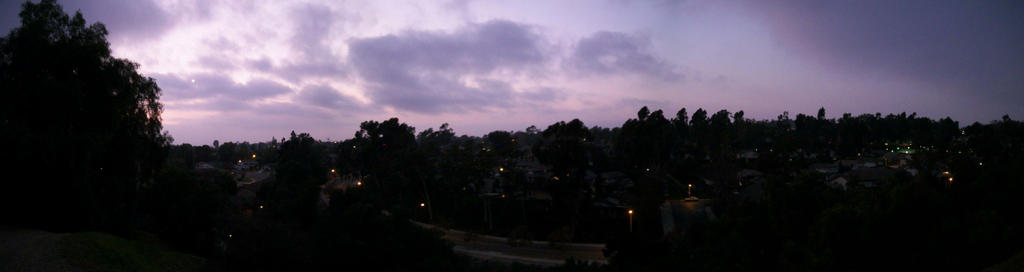 Twilight Panorama Along My Jog 001