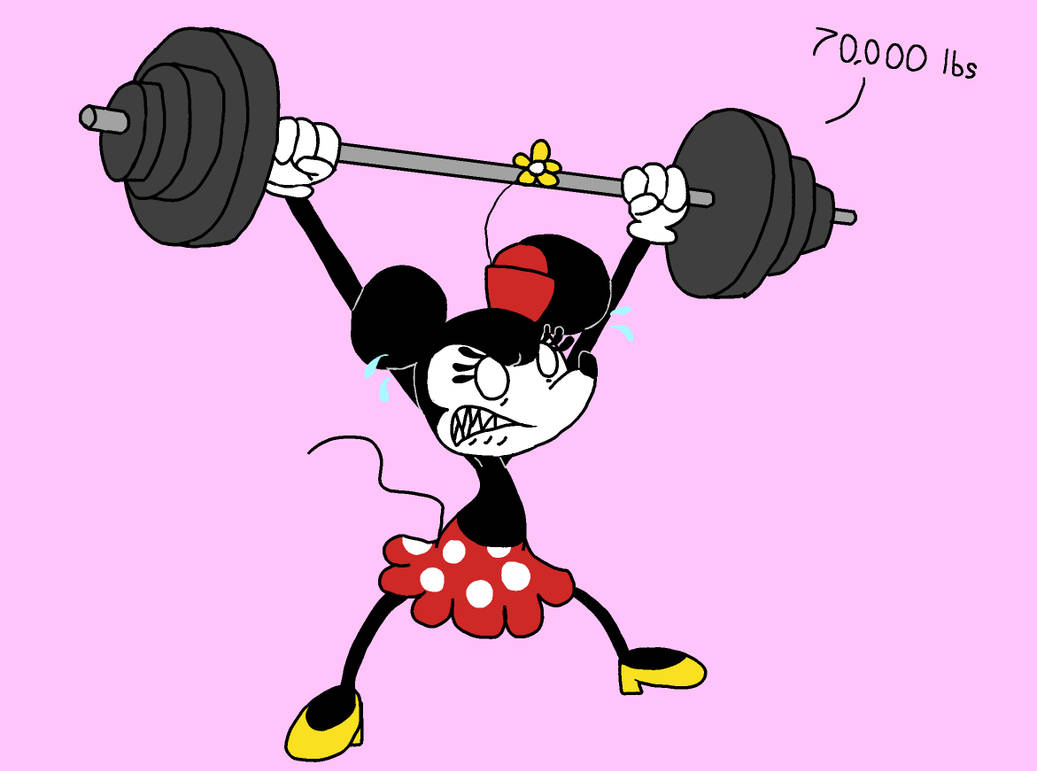 Mini Mouse Exercising Minnie's Workout by Captainpizzapie on DeviantArt