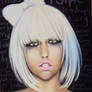 lady gaga:purple teardrops