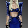 GAGA BLUE SPIKE COSTUME