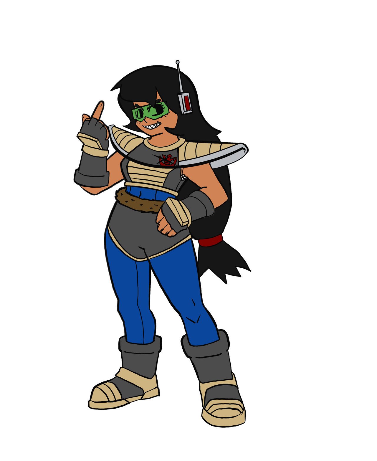 Rhuba the Saiyan by MaBkySpaBky on DeviantArt