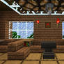 Minecraft Tree House - The Living Room (wallpaper)