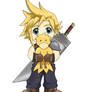 Cloud with his Chocobo