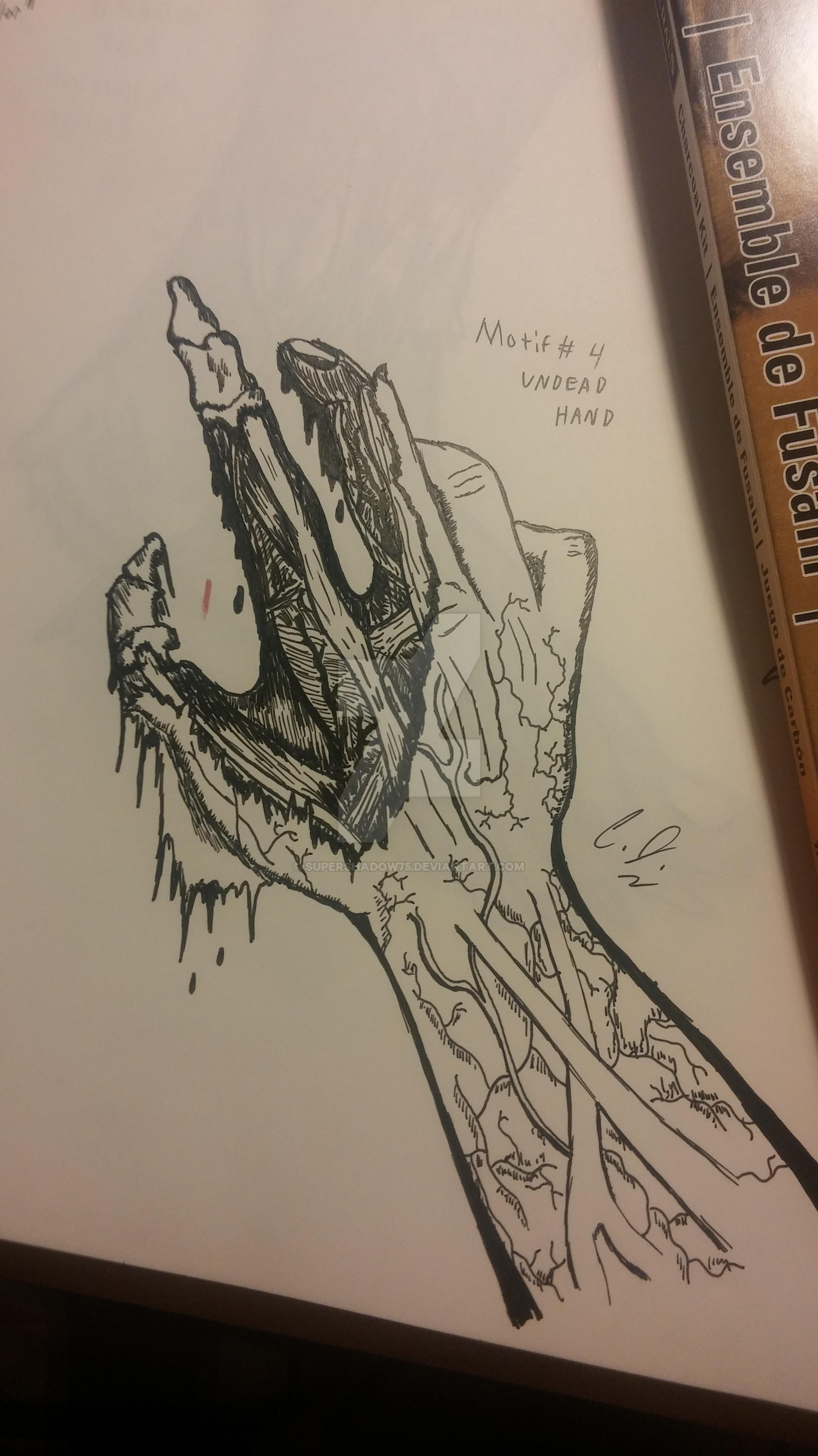 Undead Hand Concept Sketch by SuperShadow75 on DeviantArt