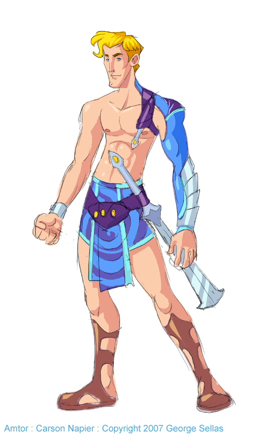 Deviantart Erb ERB's Amtor - Carson Napier by GeorgeSellas on DeviantArt