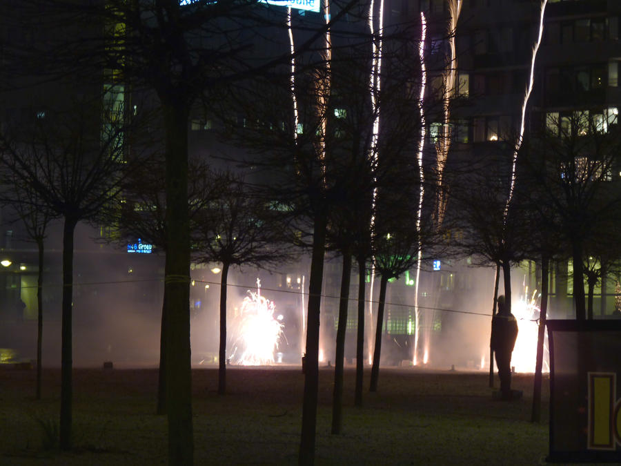 Fireworks - pyrotechnician by DrakeSun on DeviantArt