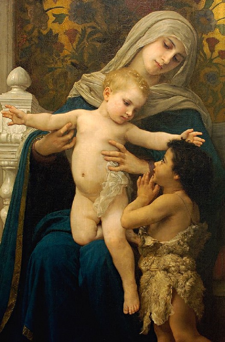 The Virgin, Jesus and Saint John Baptist, 1875