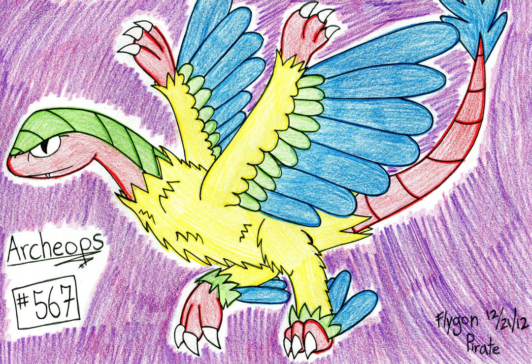 Pokemon- Archeops by SilentDragon64 on DeviantArt