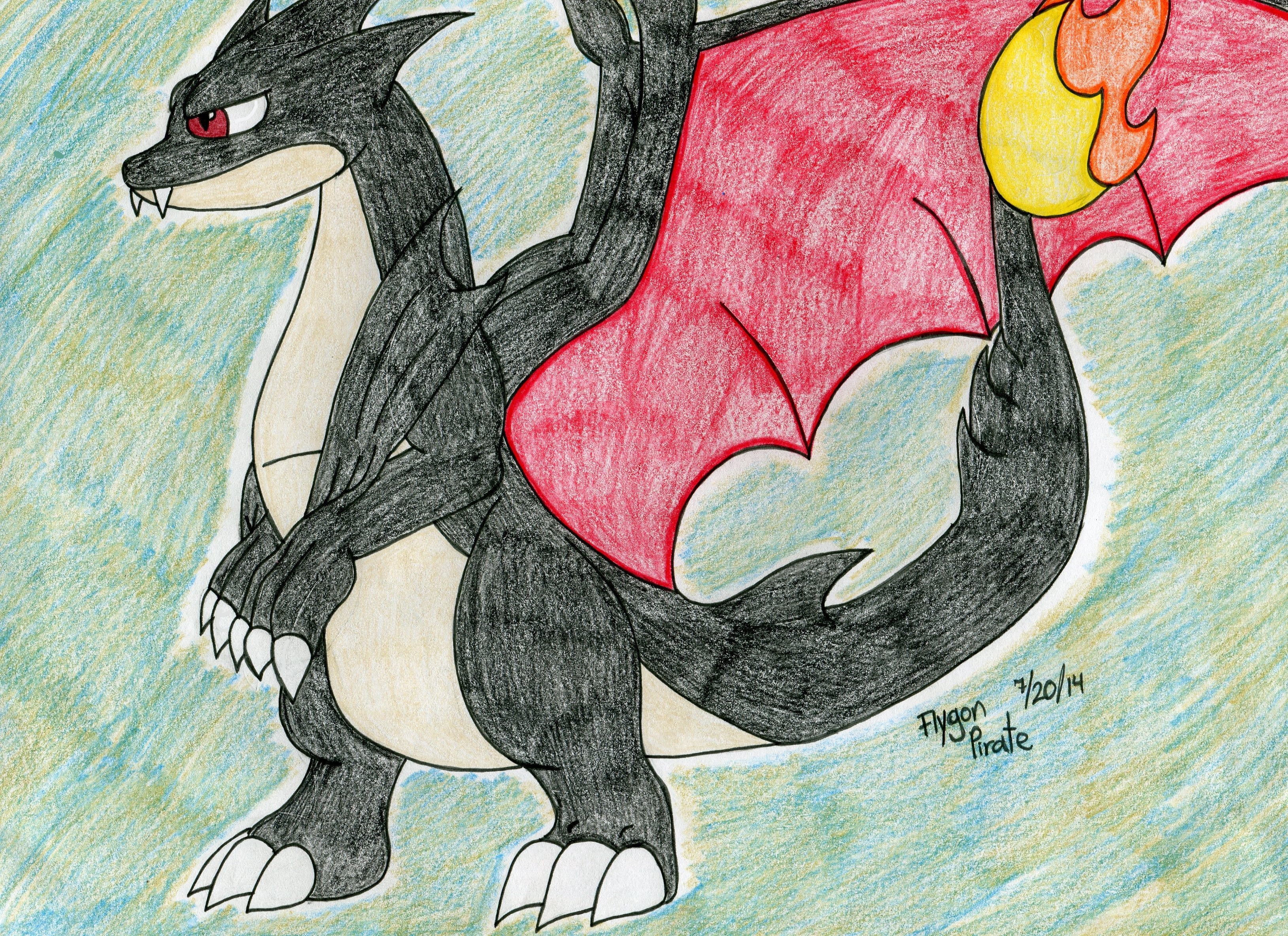 Shiny Mega Charizard Y- Redo