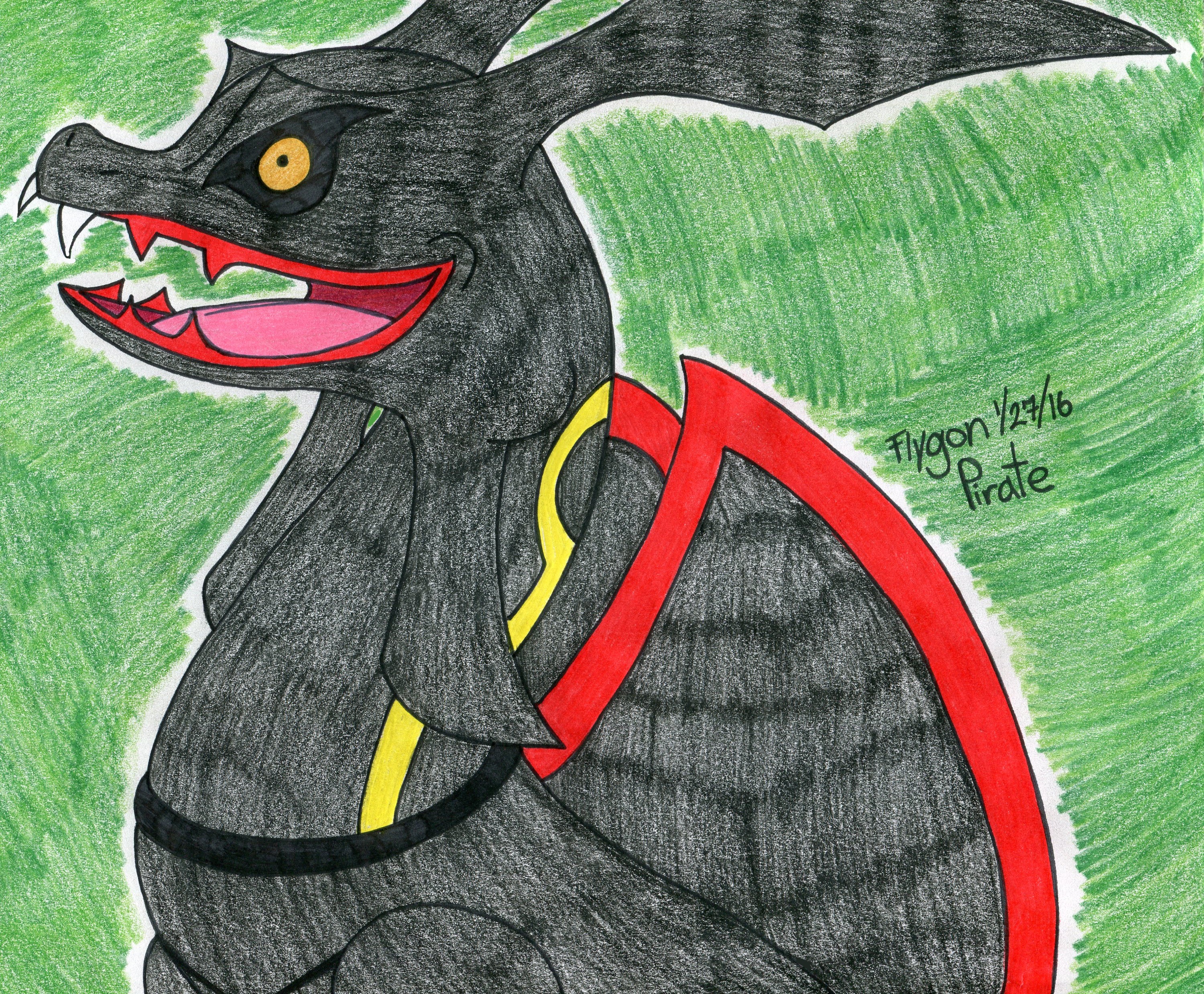 shiny mega rayquaza by Artistgamergirl2002 on DeviantArt