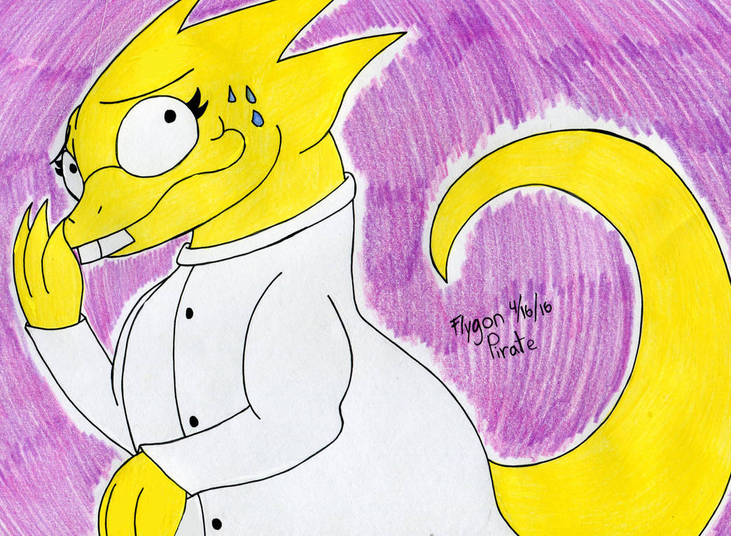 Undertale- Dr. Alphys by SilentDragon64 on DeviantArt